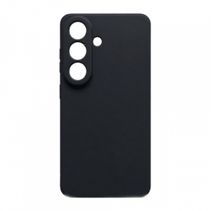 Накладка Silicone Case совместимая с Samsung S 26 Plus (SC) черная