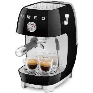 Рожковая кофемашина SMEG ECF03BLEU, 15 бар, цвет черный